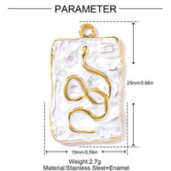 Snake Sun Pendant | Spiritual Enamel Love Cross Steel Charm