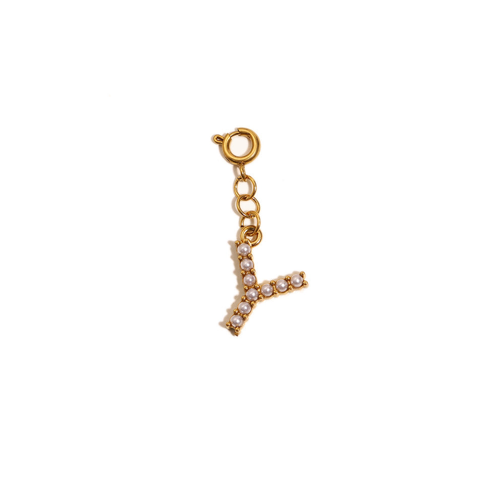 Versatile Spring Clasp Pendant English Letters Women JXC9510