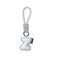 Letter Keychain | Leather Alphabet Charm | Dopamine Style