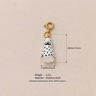 Popular Animal Series Clog Decoration 18K Gold JX26041250GK