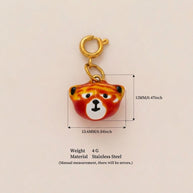 Popular Animal Series Clog Decoration 18K Gold JX26041250GK