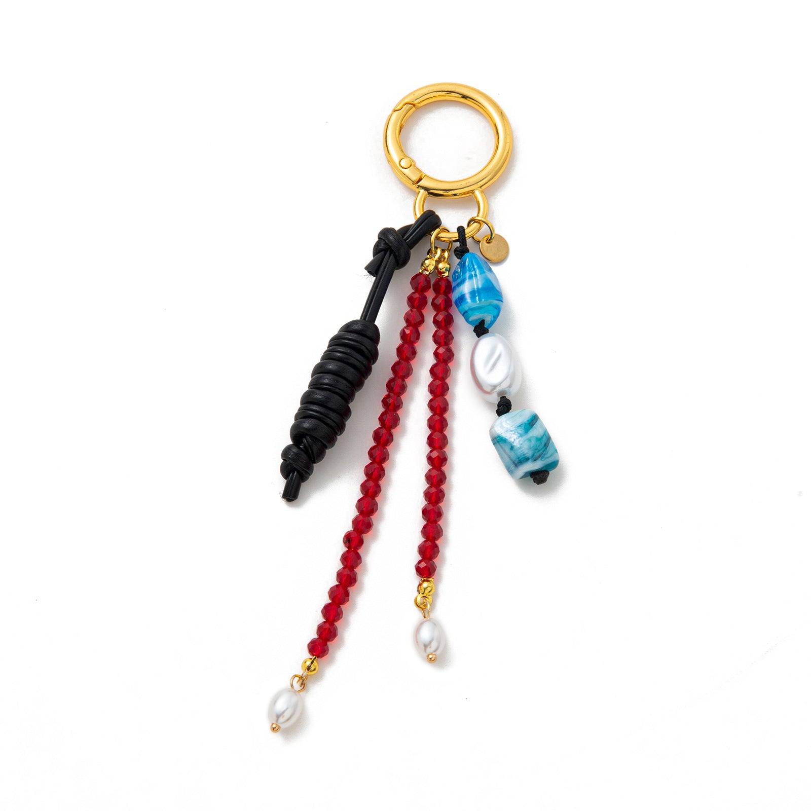 Summer Beachy Bag Charms Ocean Shell Keychain Accessories