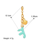 Stainless Steel Bikini Pendant Connector DIY 18K Gold Plated