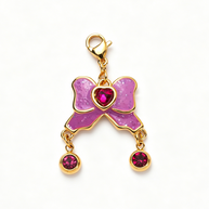 Waterproof Steel Colorful Heart Cartoon Pendant Bag Charm