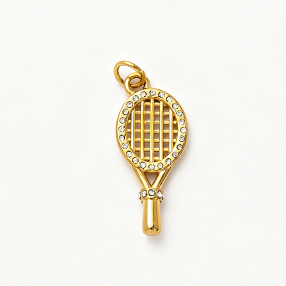 Sports Themed Charms Tennis Volleyball Hockey DIY Pendants