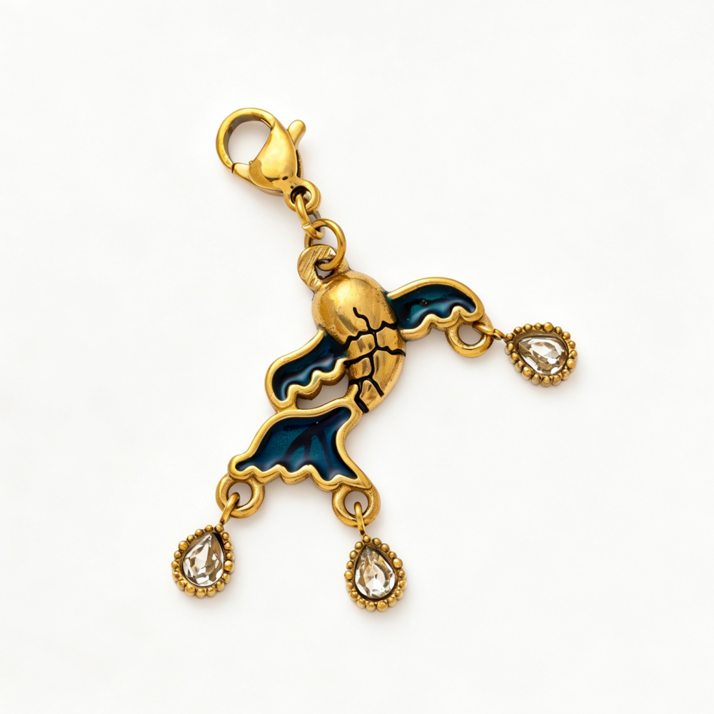 Summer Stainless Steel Beach Turtle Pendant Vacation Charm