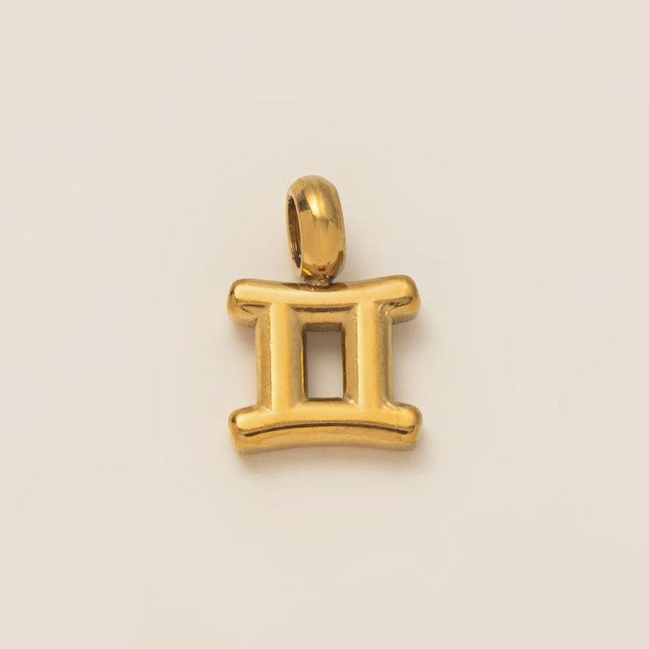 Personalized Zodiac Clog Charm 18K Gold JX26041206GK