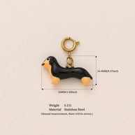 Popular Animal Series Clog Decoration 18K Gold JX26041250GK
