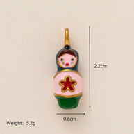 Daily Life Fashion Shoe Jewel 18K Gold JX26041247GK