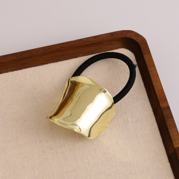 Small Arched Cloud Metal Hair Tie JTG18544