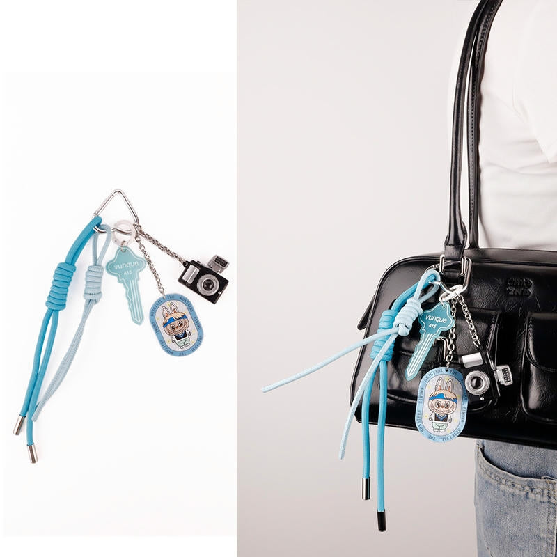 Cloud Labubu Keychain | Original Bag Charm & Car Key Fob