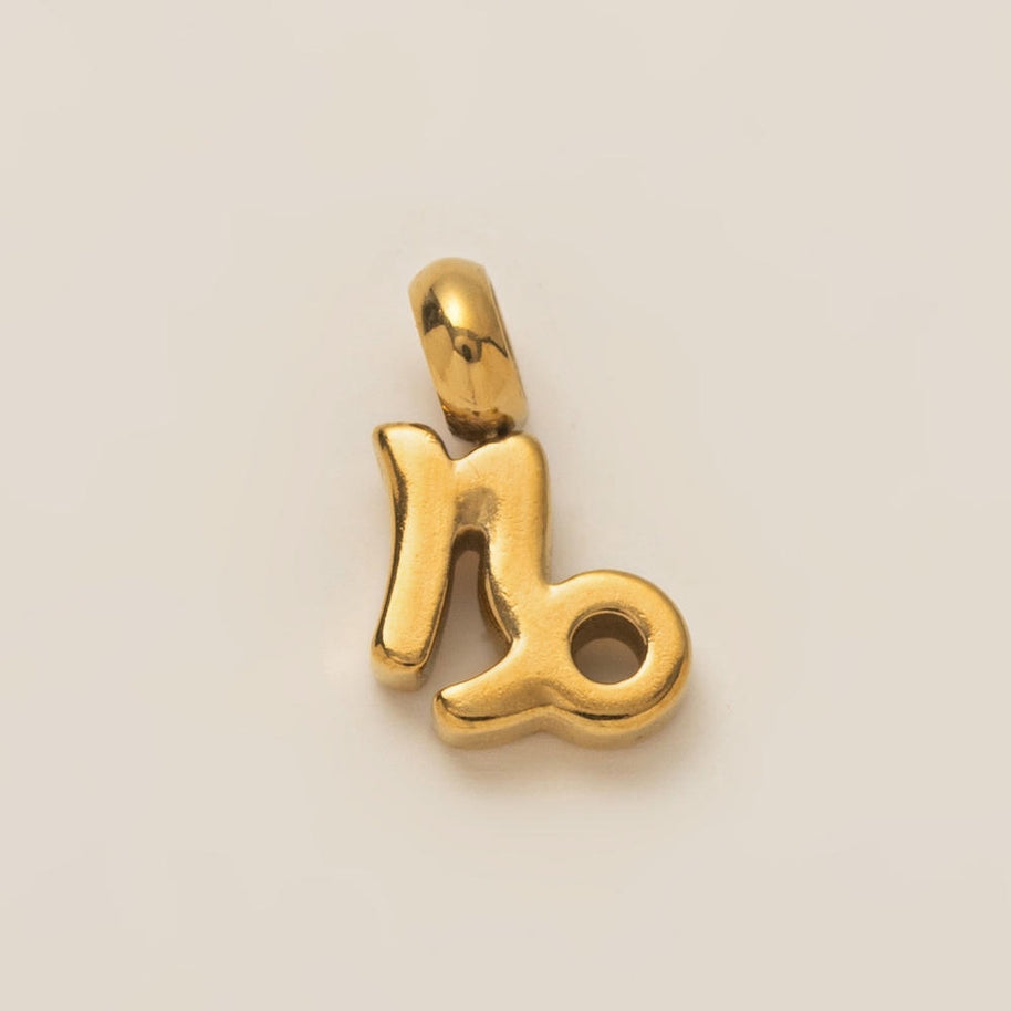 Personalized Zodiac Clog Charm 18K Gold JX26041206GK