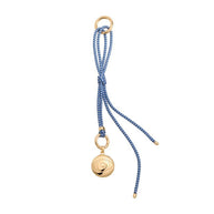 Whimsical Summer Braided Rope Enamel Keychain Bag Charm