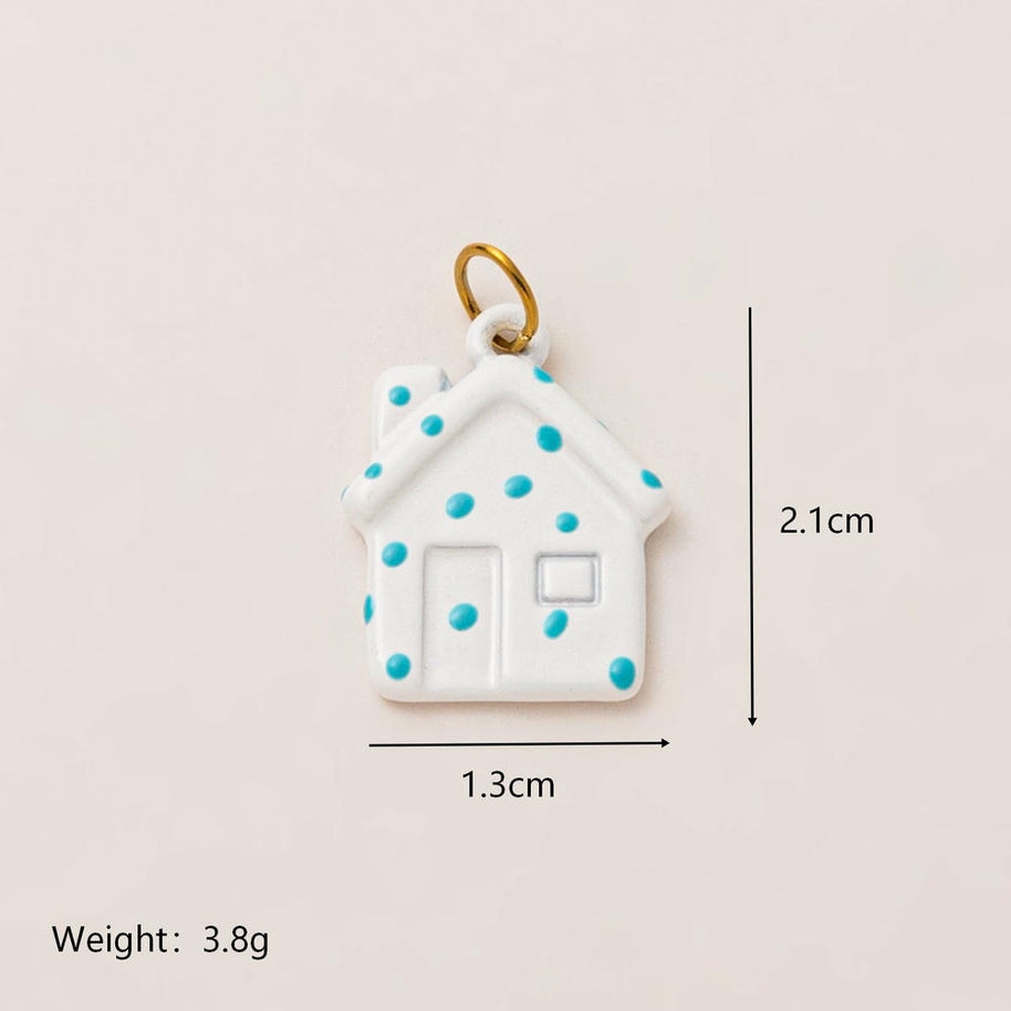House Motif Footwear Ornament 18K Gold JX26041248GK