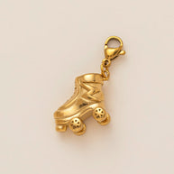 Skate Earphone Shoe Trinket 18K Gold Steel JX26041261GK