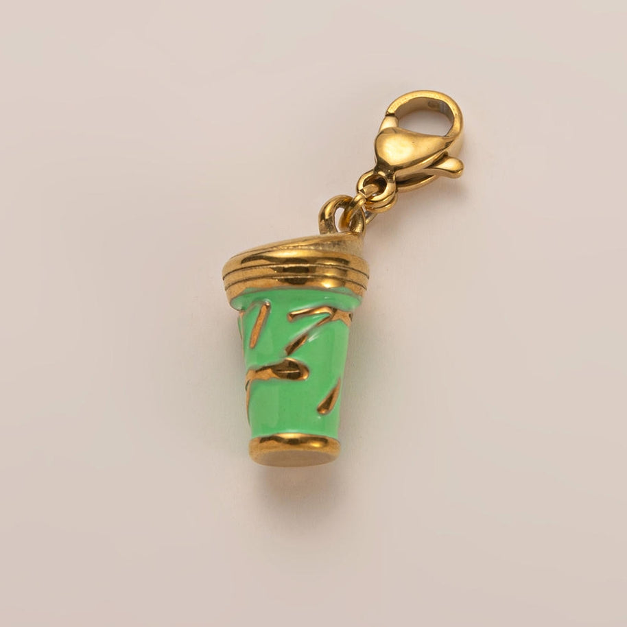 Waterproof Steel Colorful Heart Cartoon Pendant Bag Charm