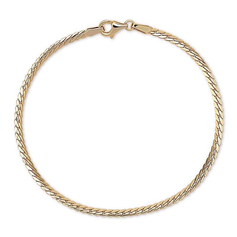 1.8mm Serpentine Chain Bracelet