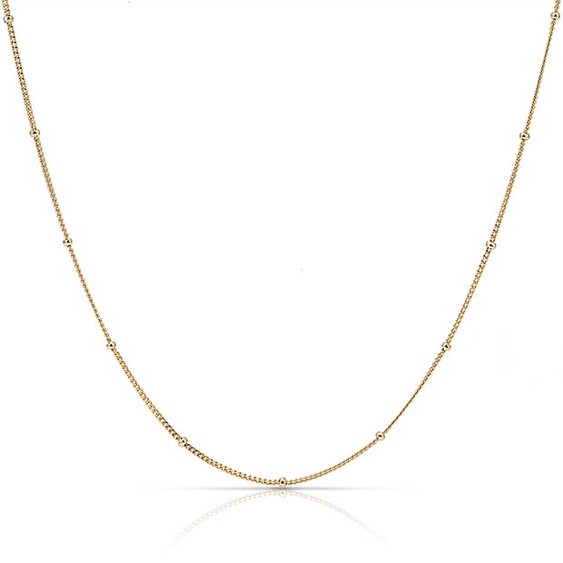 1mm Spheres Chain Necklace