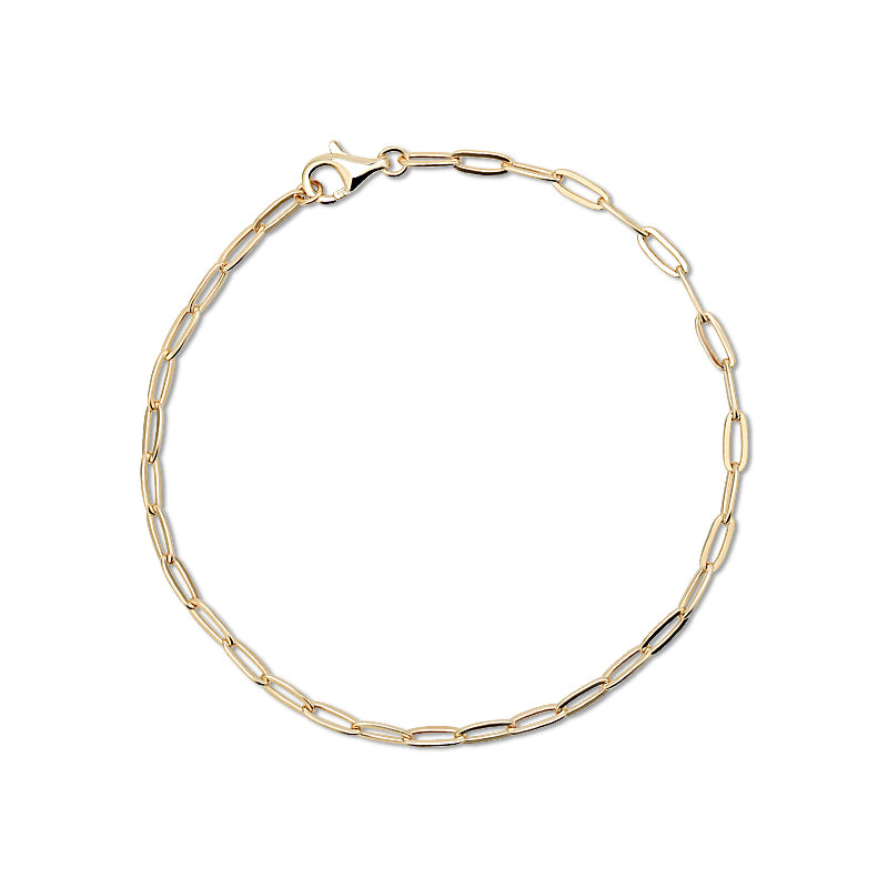 Dainty Paperclip Bracelet