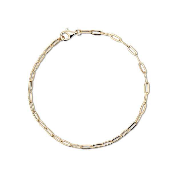 Dainty Paperclip Bracelet