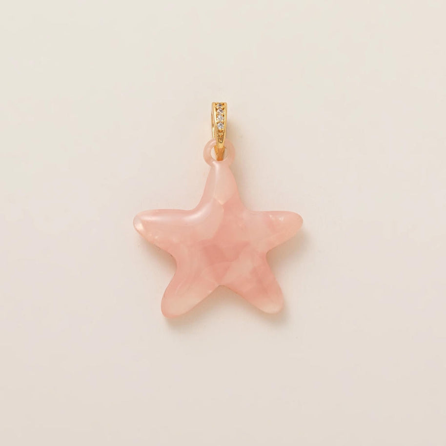 DIY Jewelry Pendant Heart Star Copper Charm JX26041202GK