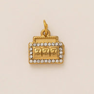 Skate Earphone Shoe Trinket 18K Gold Steel JX26041261GK