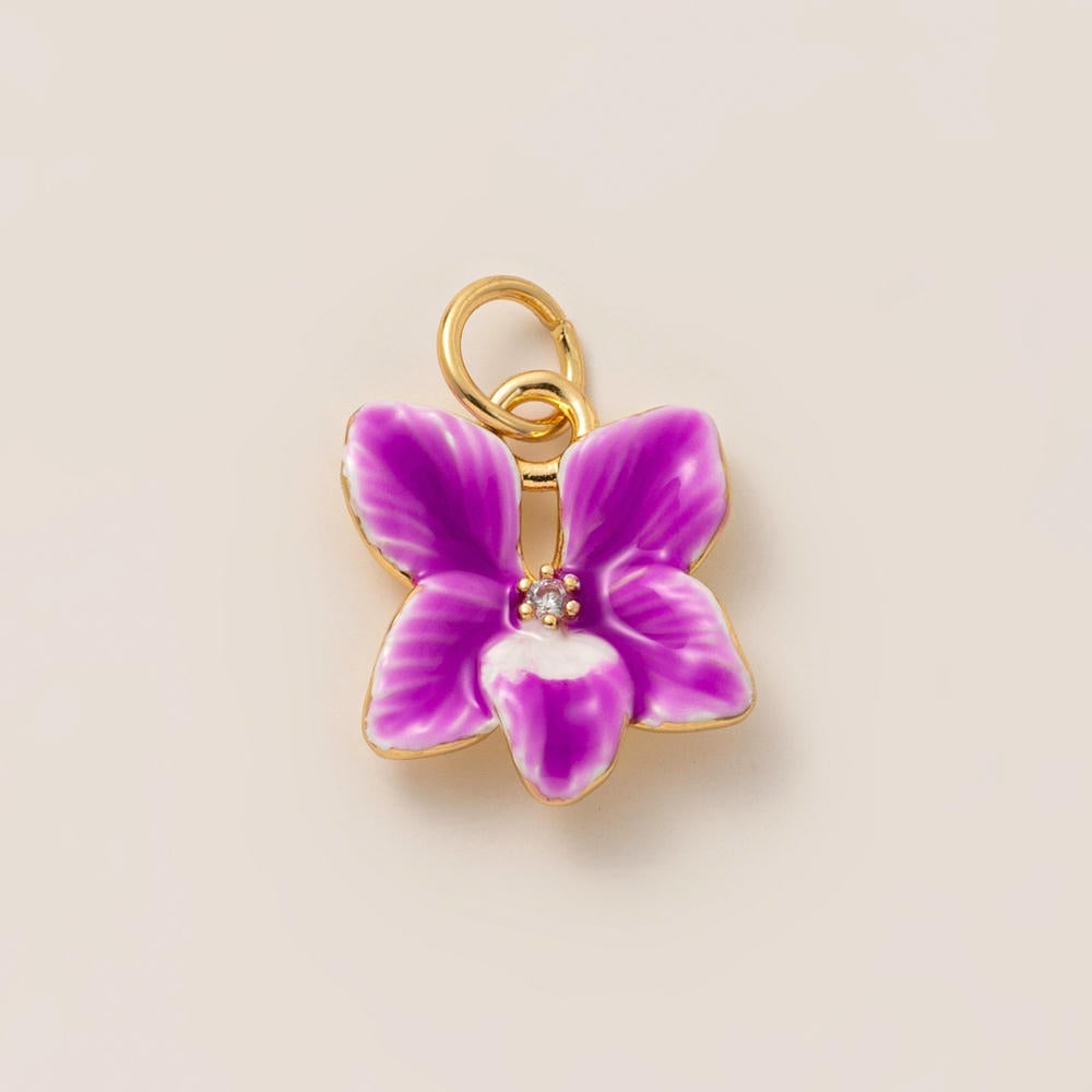 Flower Pendant Metal Chain Vacation Accessory JX261616GK