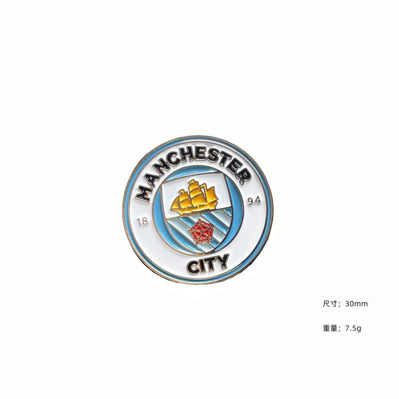 Club Football Pin | Real Madrid Chelsea Man City | Badge