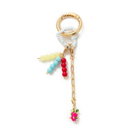 Copper DIY Street Style Keychain Bag Charm Pendant JX251501U