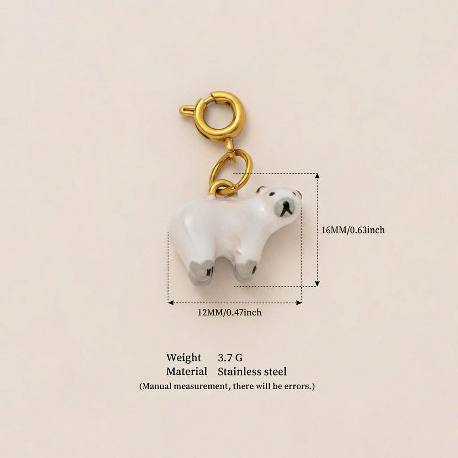Popular Animal Series Clog Decoration 18K Gold JX26041250GK