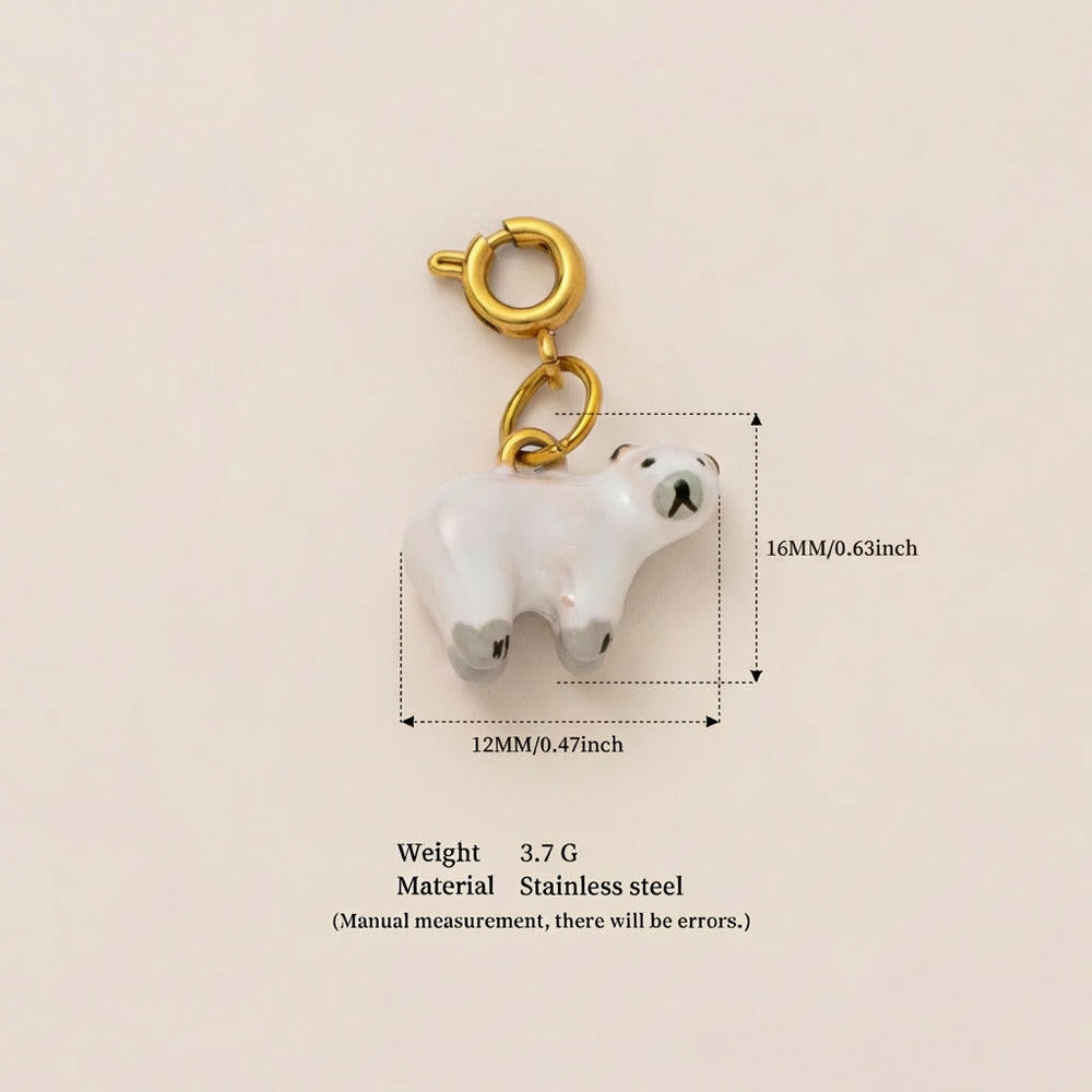 Popular Animal Series Clog Decoration 18K Gold JX26041250GK