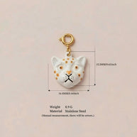 Popular Animal Series Clog Decoration 18K Gold JX26041250GK