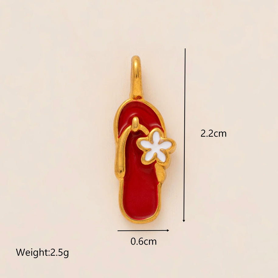 Daily Life Fashion Shoe Jewel 18K Gold JX26041247GK