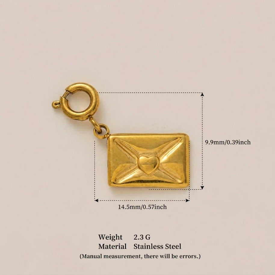 Stainless Steel Trendy Design Valentine Zircon Pendant