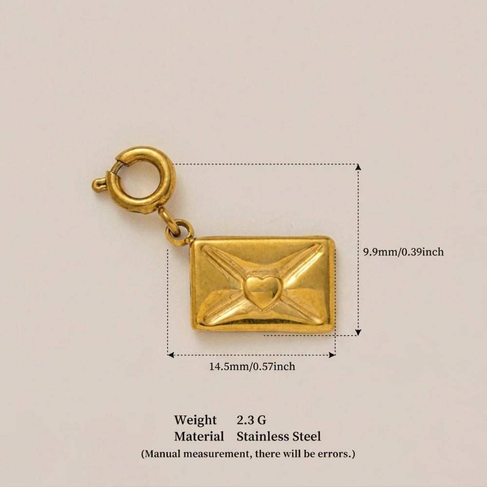 Stainless Steel Trendy Design Valentine Zircon Pendant