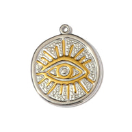 Fatima Hand Pendant | Ethnic Egyptian Pharaoh Steel Charm