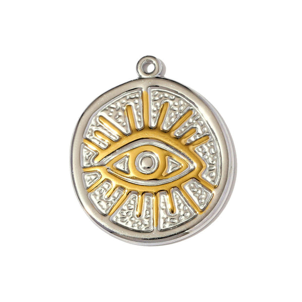 Fatima Hand Pendant | Ethnic Egyptian Pharaoh Steel Charm