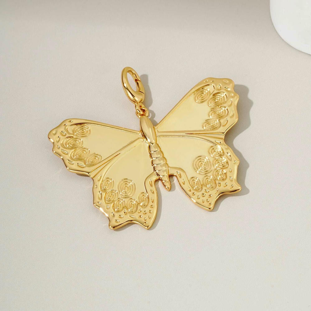 Stainless Steel Cherry Blossom flower Bag Charm Accessories
