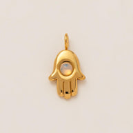Celestial Evil Eye Hamsa Charms Stainless Steel DIY Pendants