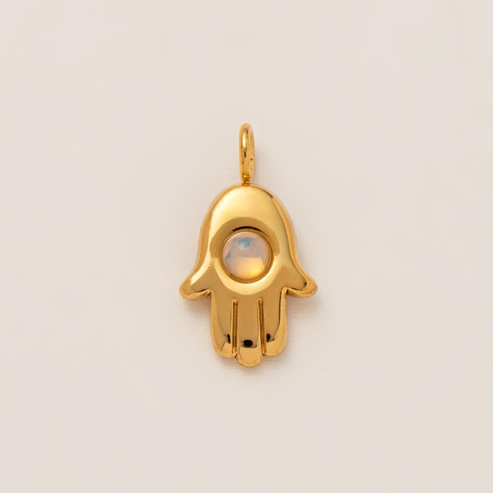 Celestial Evil Eye Hamsa Charms Stainless Steel DIY Pendants