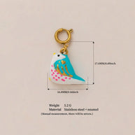 Popular Animal Series Clog Decoration 18K Gold JX26041250GK