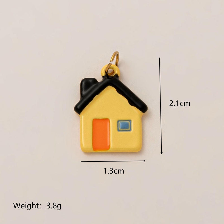 House Motif Footwear Ornament 18K Gold JX26041248GK