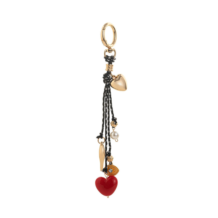 Cute Cherry Bear Bag Charms 18K Gold Plated DIY Accessories