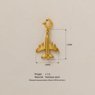 Stainless Steel Trendy Design Valentine Zircon Pendant
