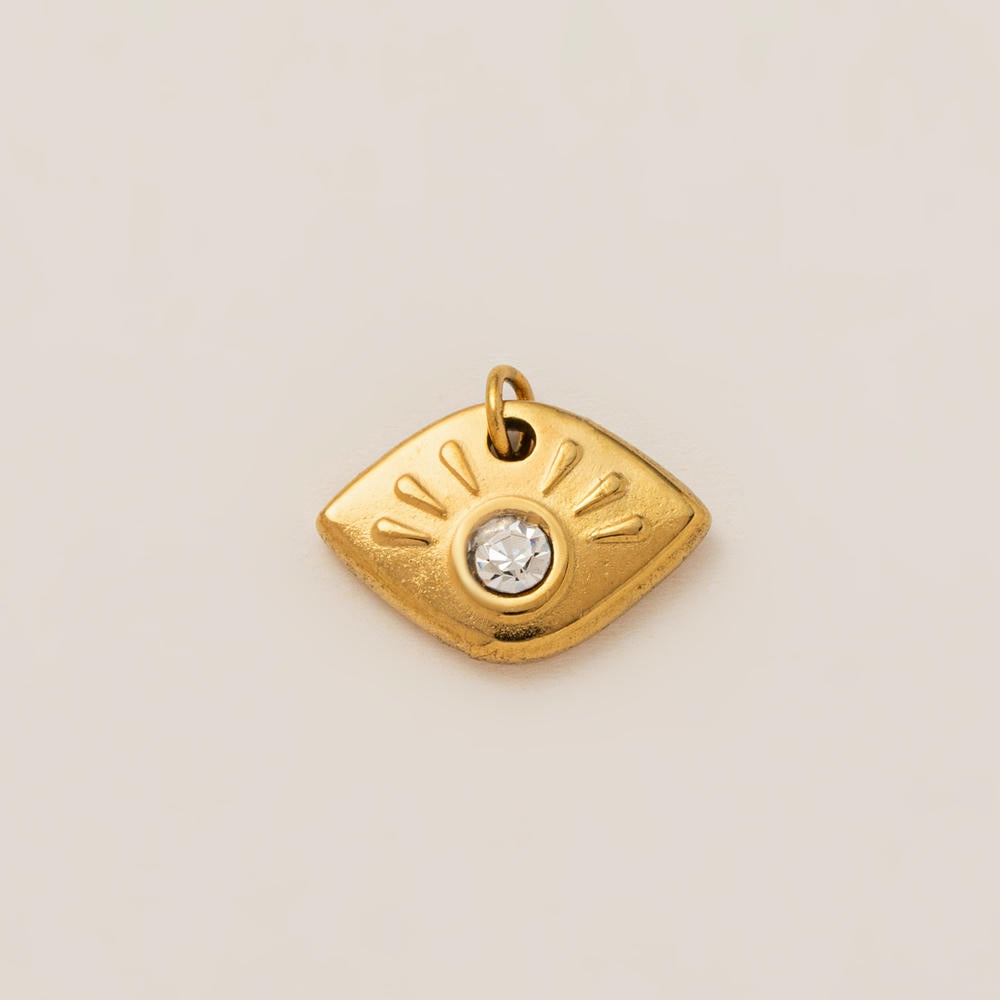 Celestial Evil Eye Hamsa Charms Stainless Steel DIY Pendants