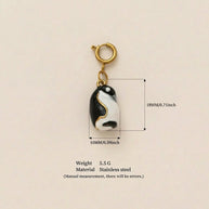 Popular Animal Series Clog Decoration 18K Gold JX26041250GK